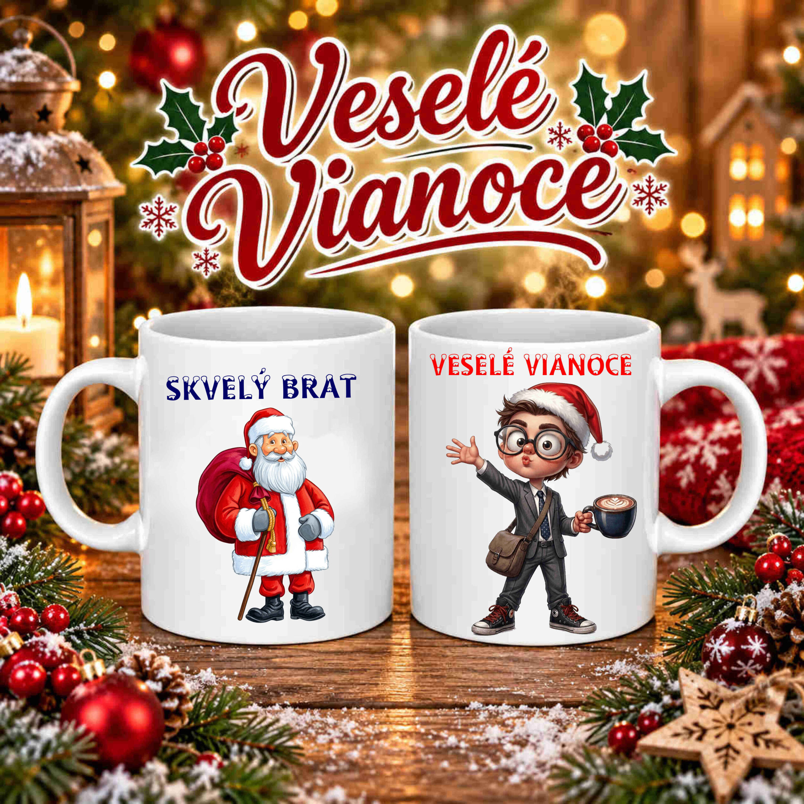 Vianočný hrnček pre Skvelého brata!