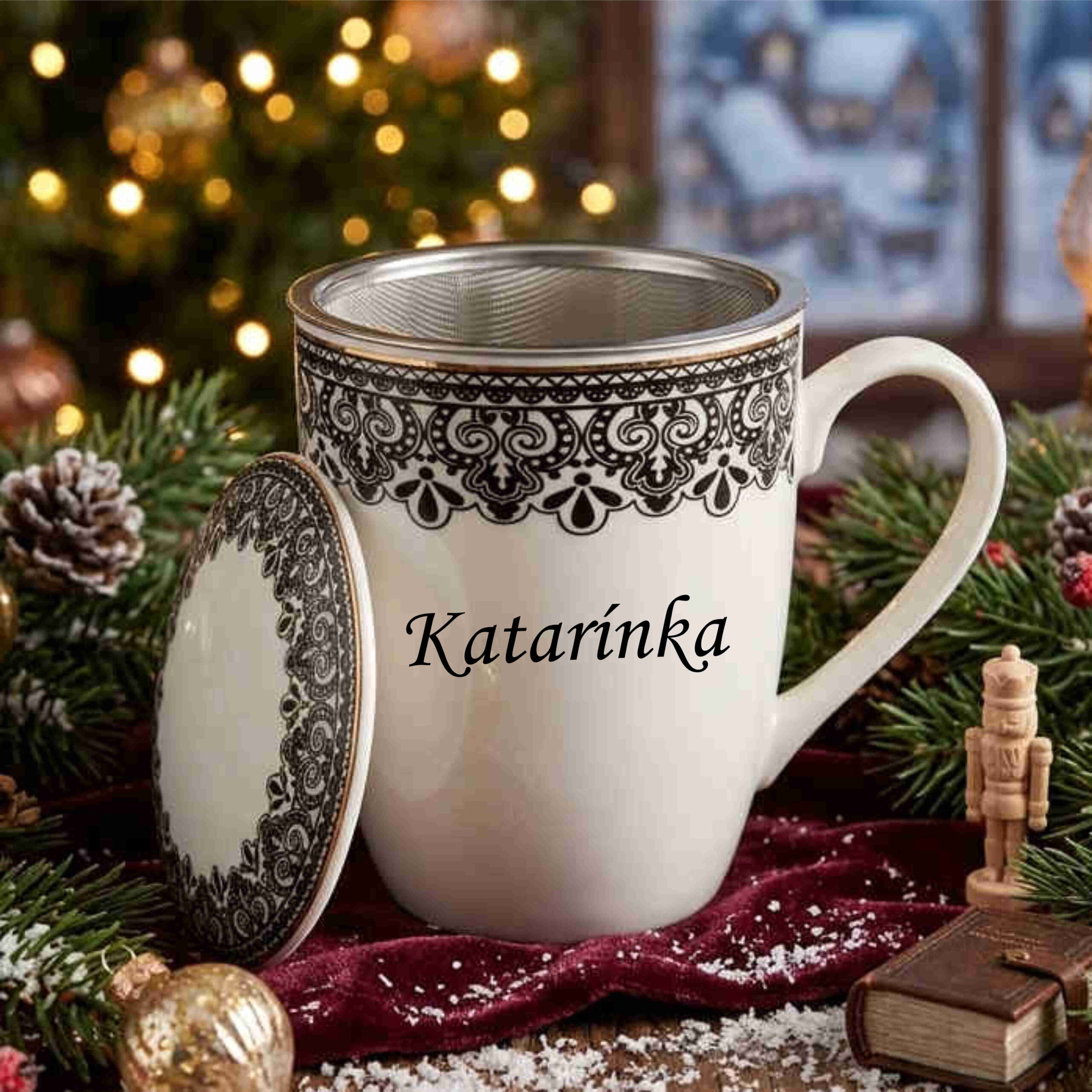 Hrnček na čaj ( byliňák ) s menom na želanie!