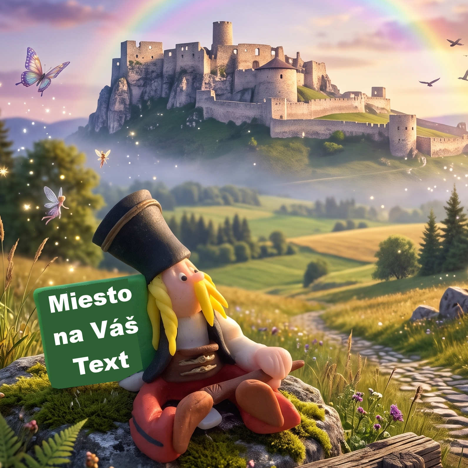 Moduritová figúrka Jánošík
